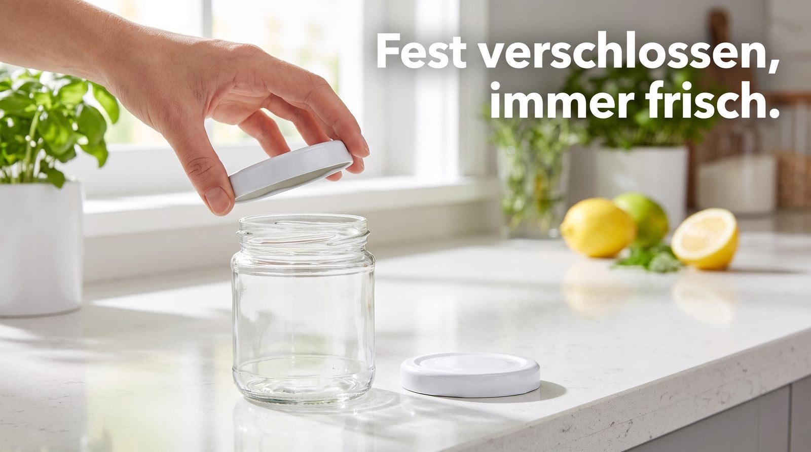 Twist-Off Verschlüsse – Fest verschlossen, immer frisch.