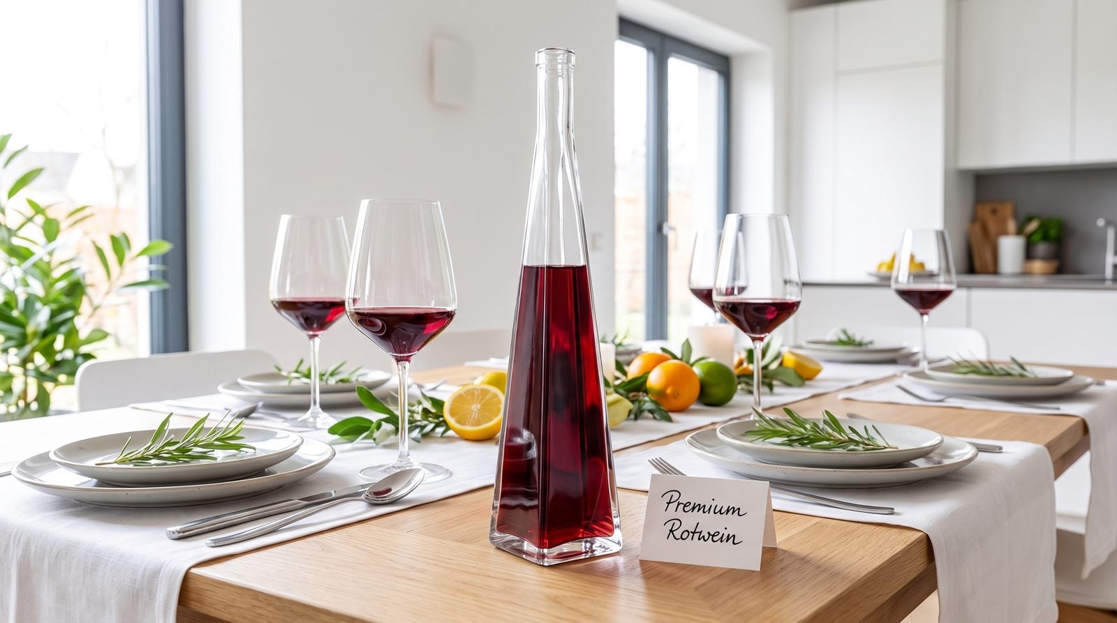 Decanter von Flaschendiscount in der Anwendung