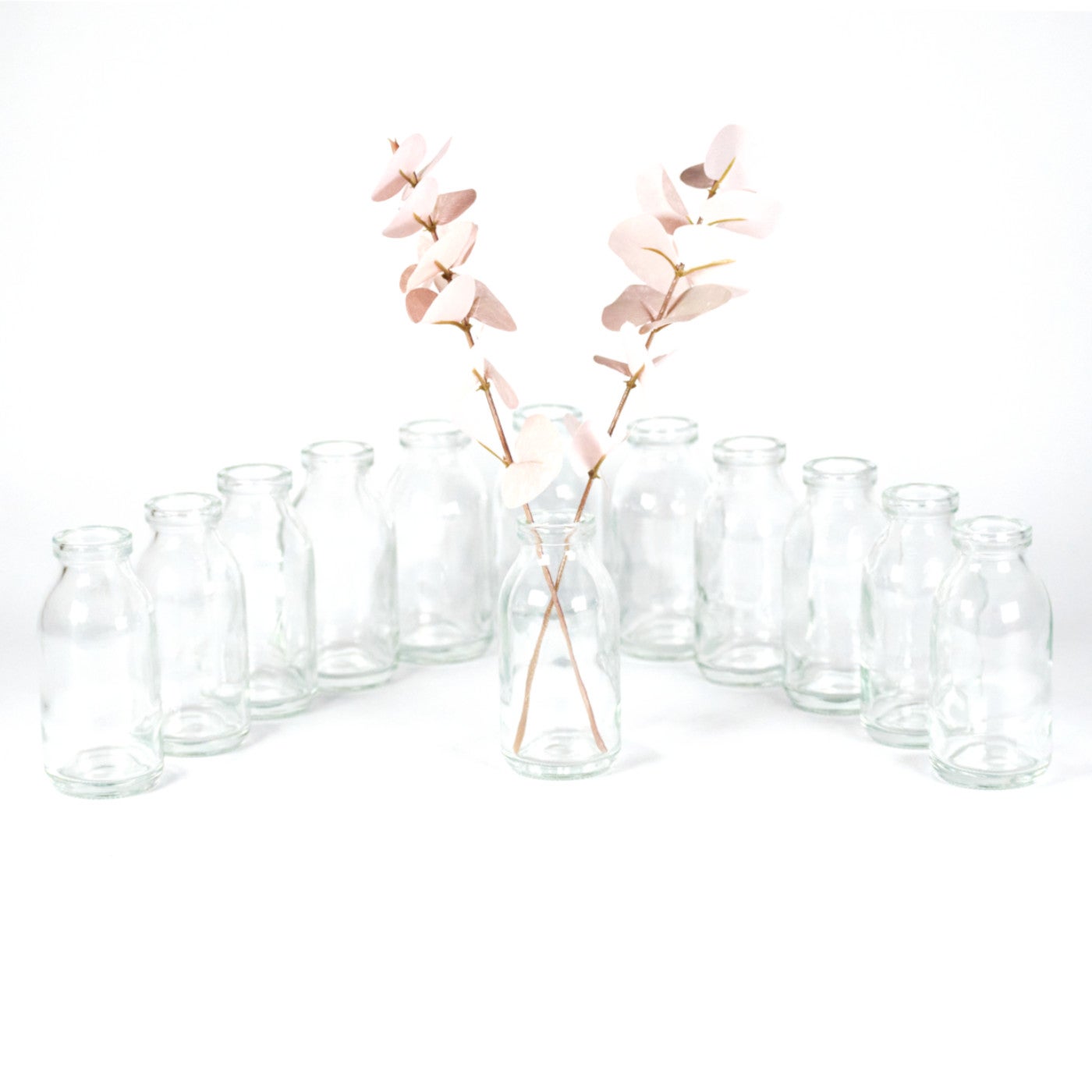 Vase Mini 100 ml rund Krug, Glas, Töpferei, Vase