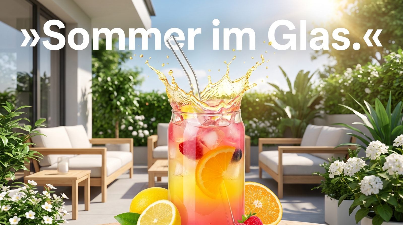 Trinkgläser für den Sommer – Sommer im Glas.