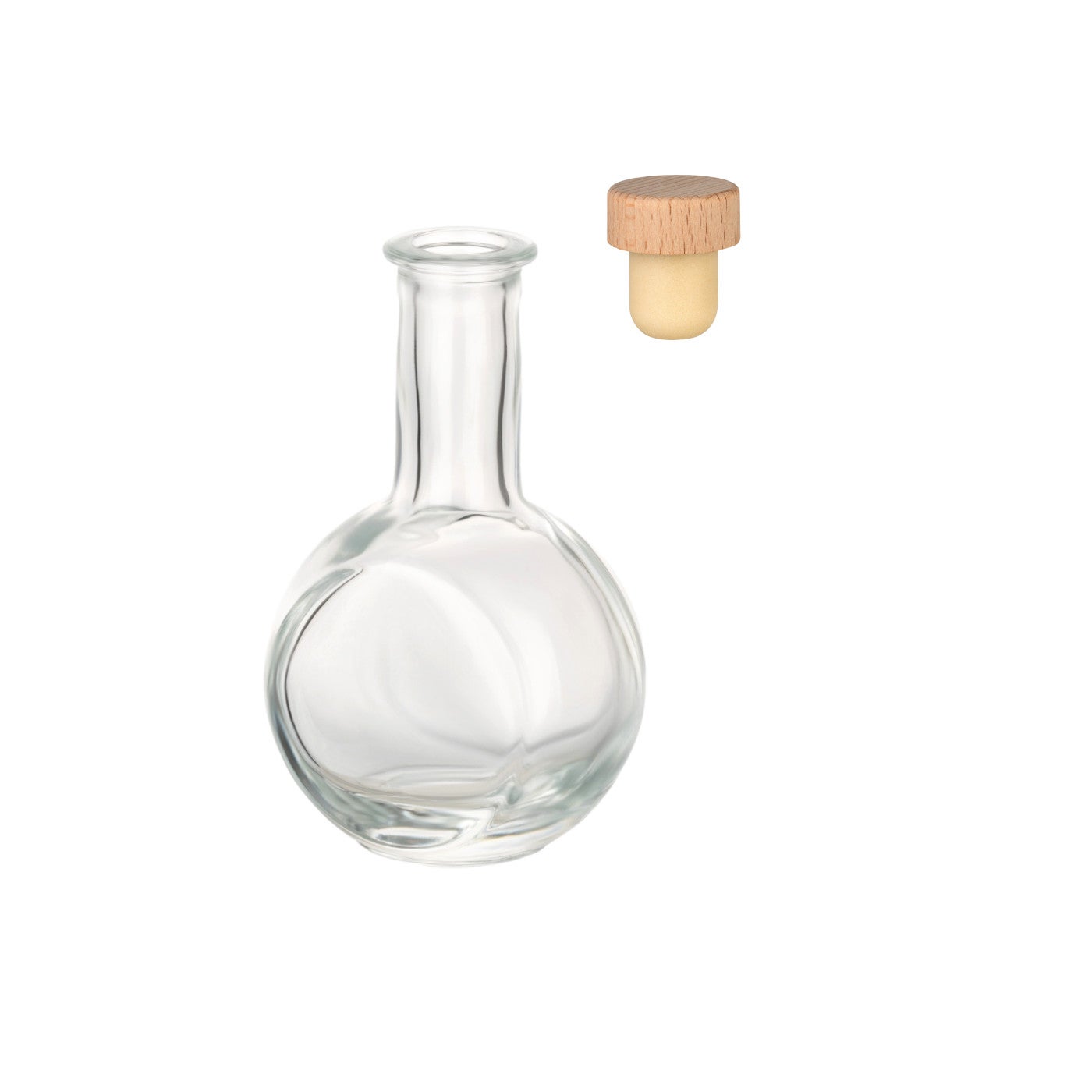 50 ml Liquor mit Holzgriffkorken Glas, Einmachglas