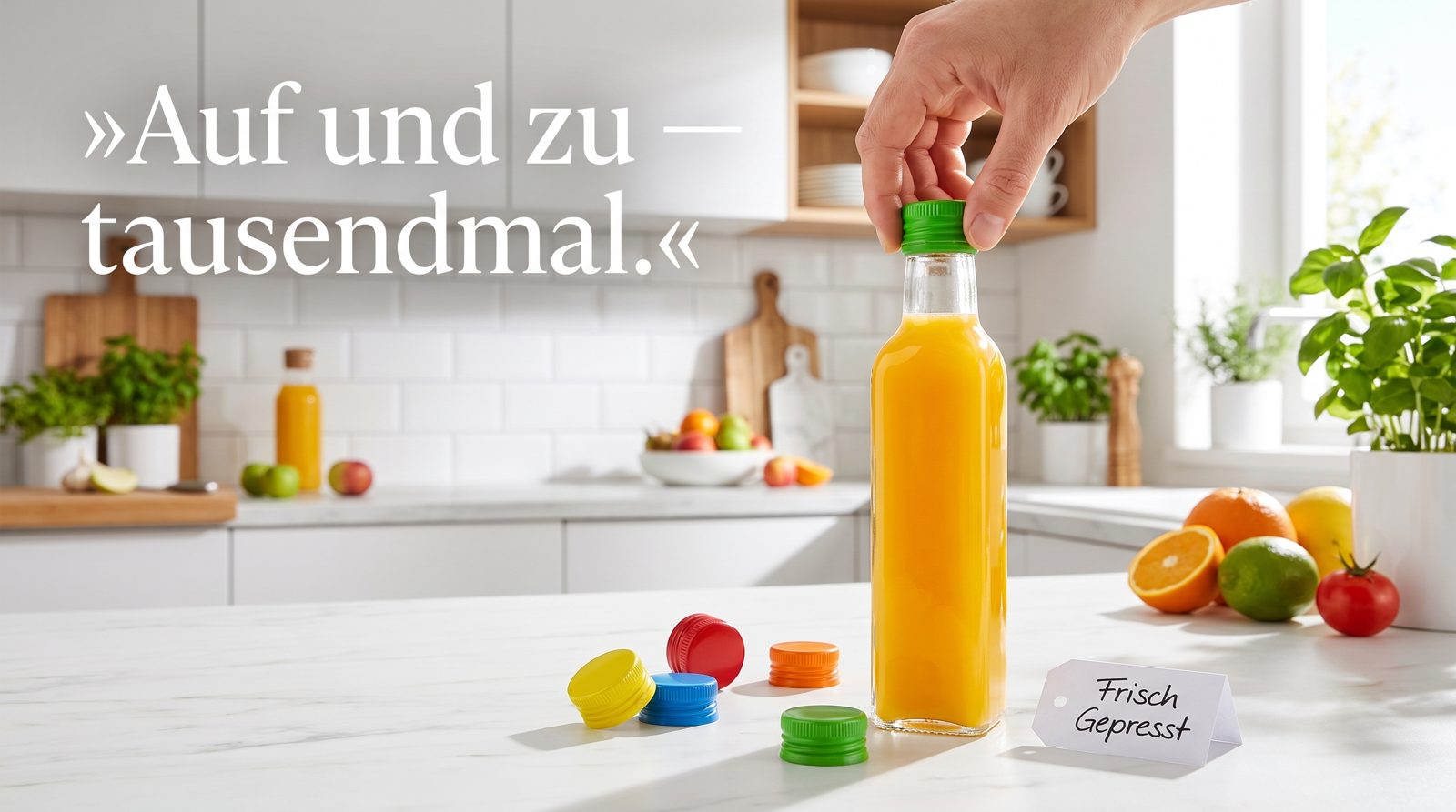 Schraubflaschen – Auf und zu — tausendmal.