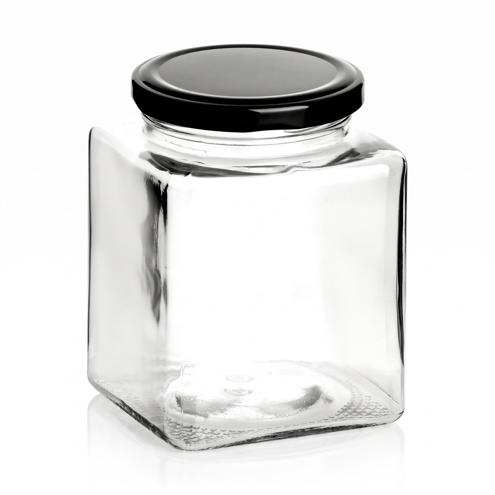 gläserne Dose, glasbehälter, kuchen?, leer?, küchenbehälter