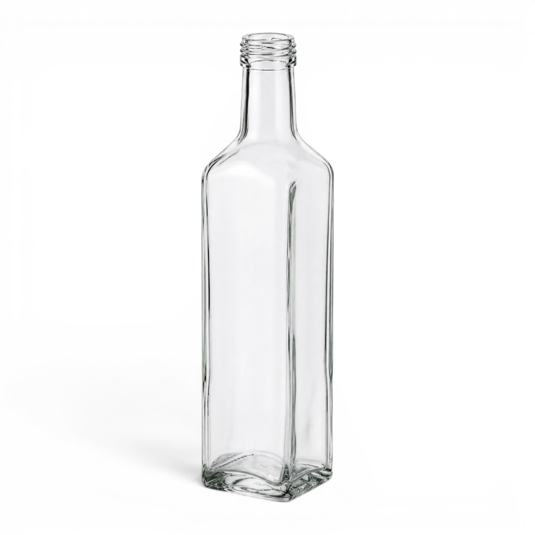 glasflasche, glaskaraffe, klar, flaschenform, groß