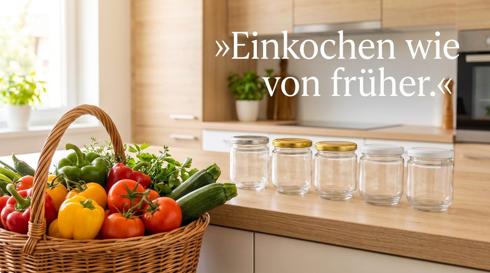 Einmachgläser – Einkochen wie von früher.