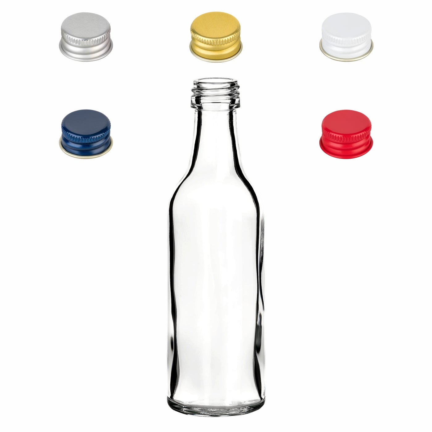 50 ml Lina - 6 Varianten wählbar Glas, Flasche