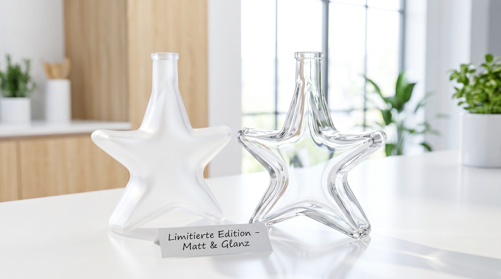 Mattglas- & Frostedflaschen von Flaschendiscount in der Anwendung
