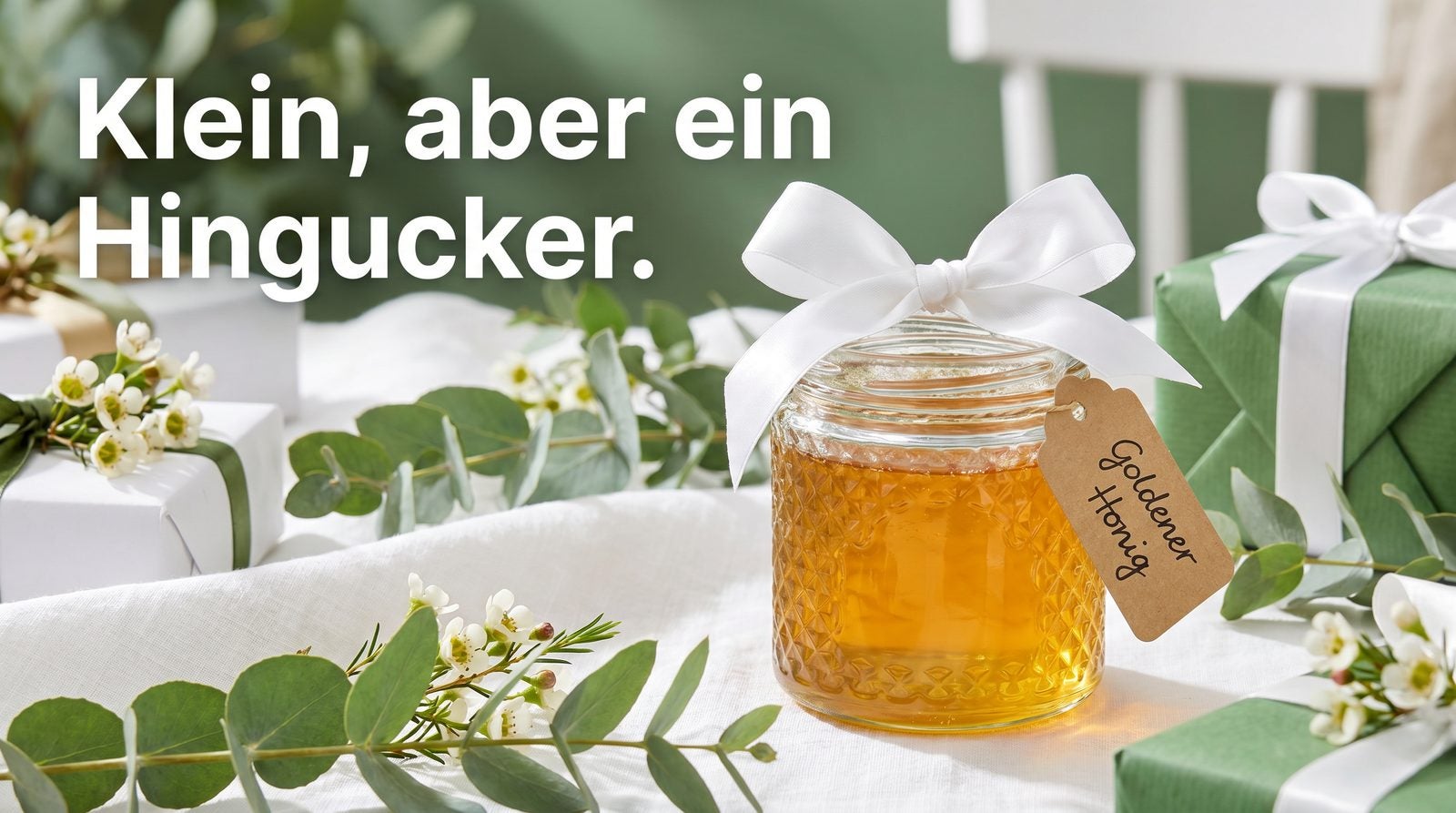 Gläser für Gastgeschenke – Klein, aber ein Hingucker.