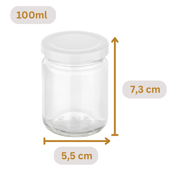 100 ml Einmachglas Rund