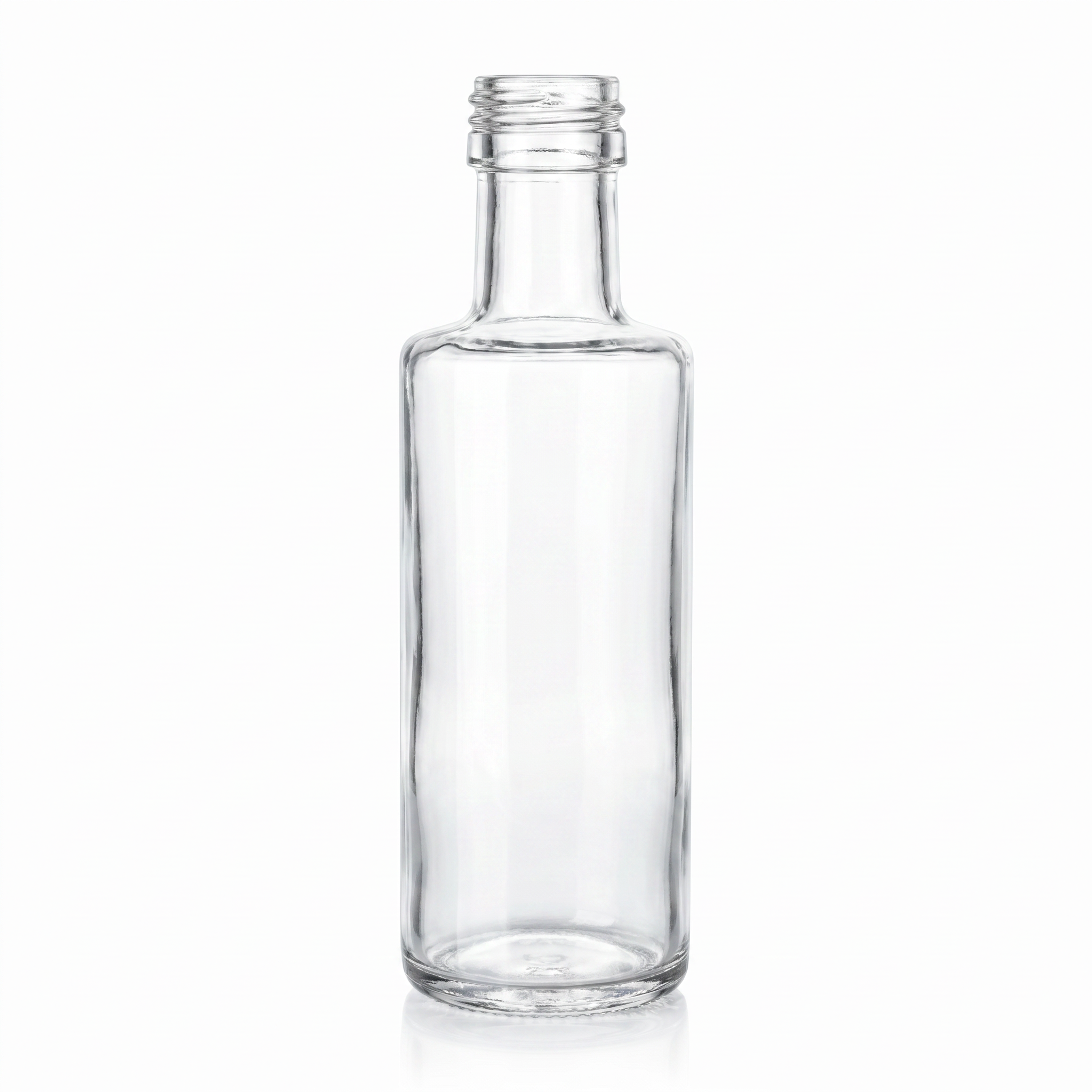 gl Bottle, klare Glasflasche, leere Flasche, transparentes Glasbehältnis, glasvorratsflasche