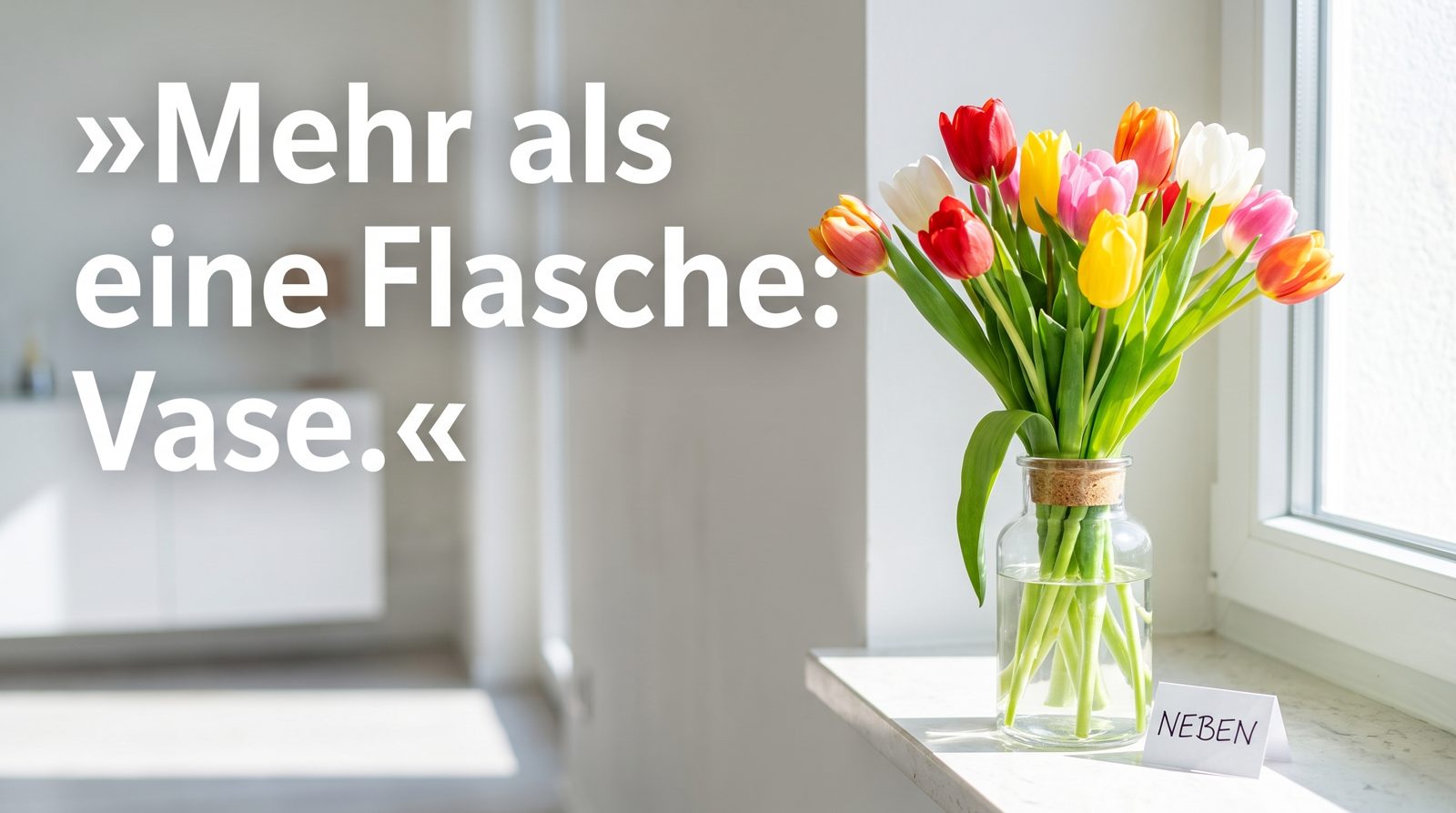Vasen – Mehr als eine Flasche: Vase.