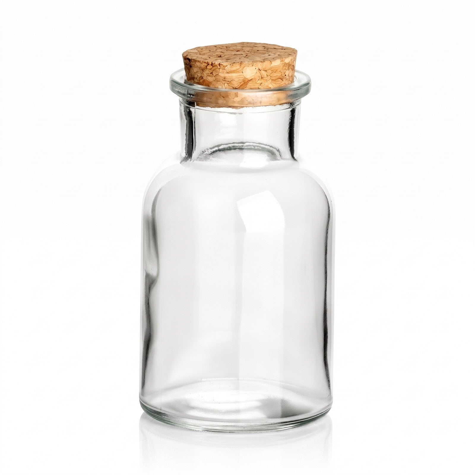 gläserne Flasche, Korkdeckel, Vorratsbehälter, glasflasche, leer
