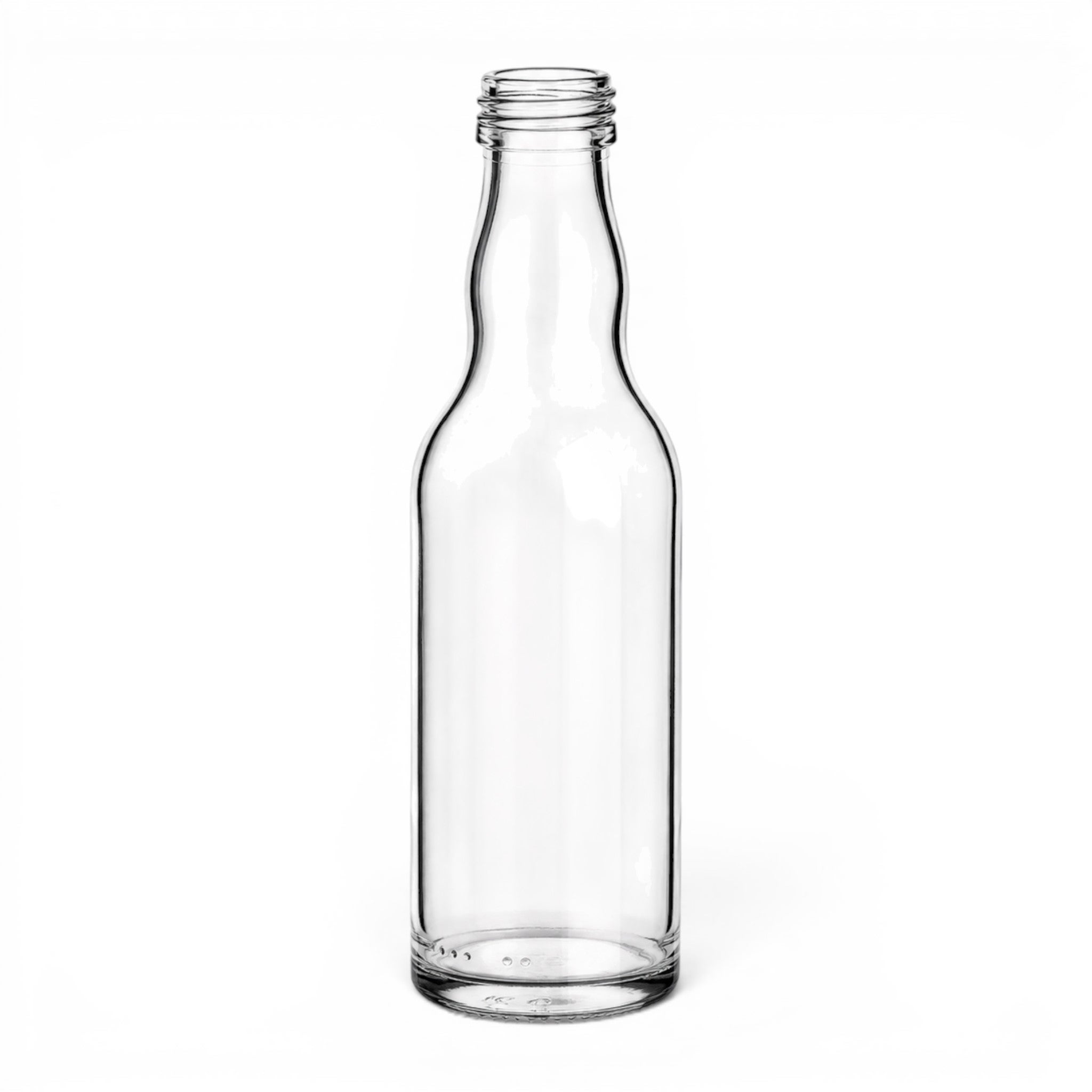 glasflasche, flasche, glaskörper, transparent, getränkehalterung