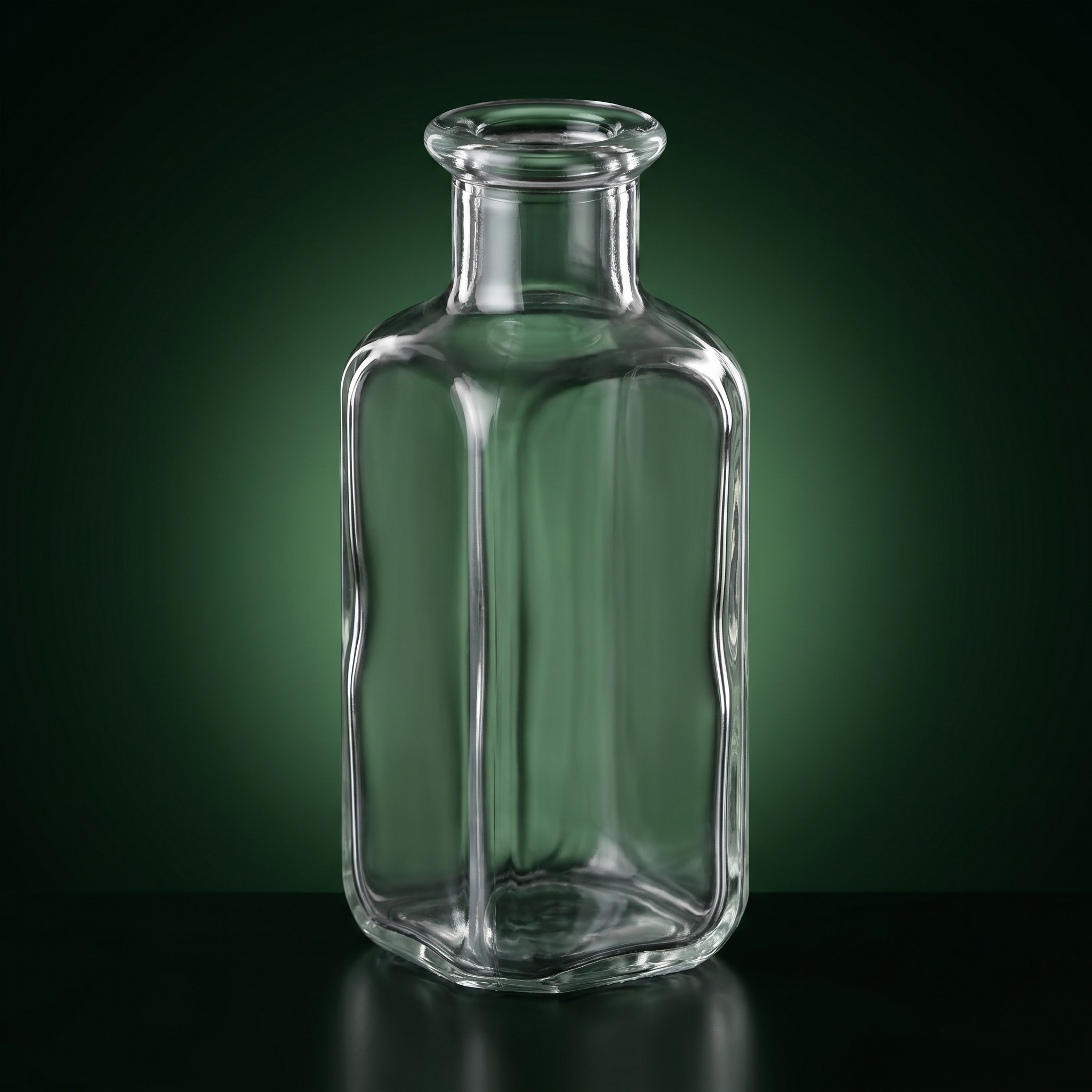 100 ml Apotheker Quadrat ohne Verschluss