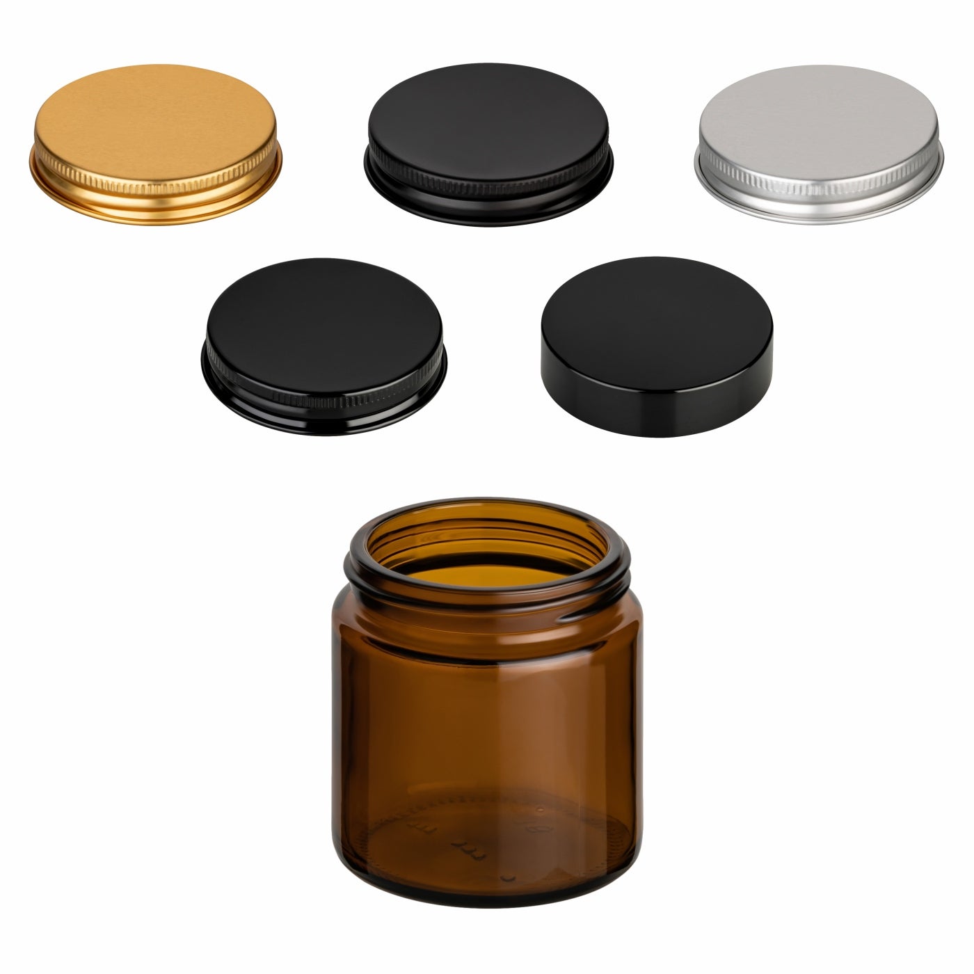 120 ml Cremetiegel Braunglas