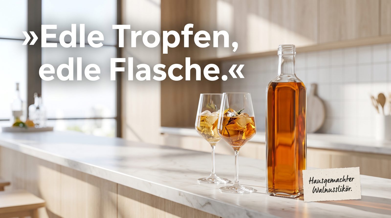 Spirituosenflaschen – Edle Tropfen, edle Flasche.