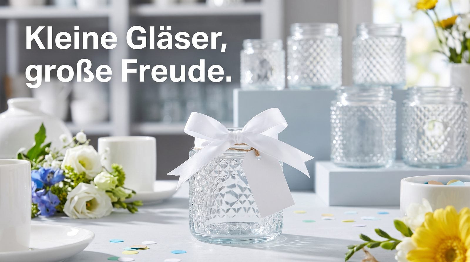Gläser für Gastgeschenke – Kleine Gläser, große Freude.