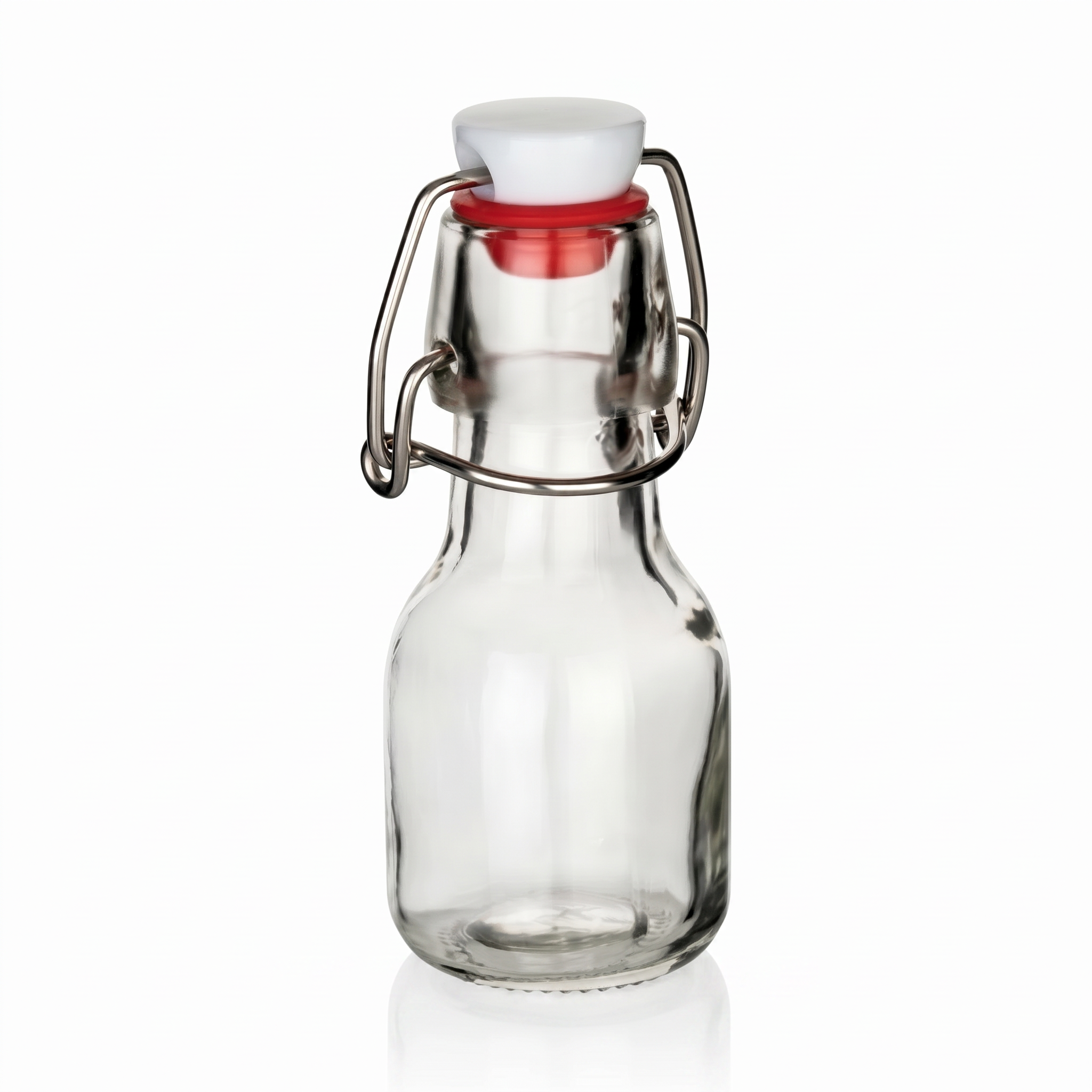 glasflasche, klare flasche, Schwungdeckel, Flasche, wiederverwendbare flasche