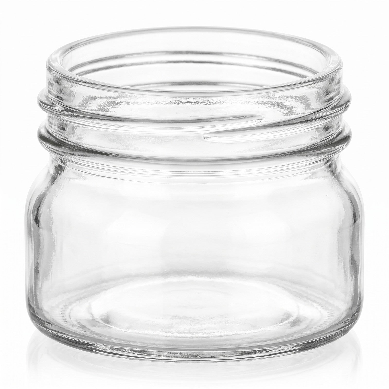 Glasbehälter, Glas jar, Glasball, Glasbehälter offen, Glasfassung