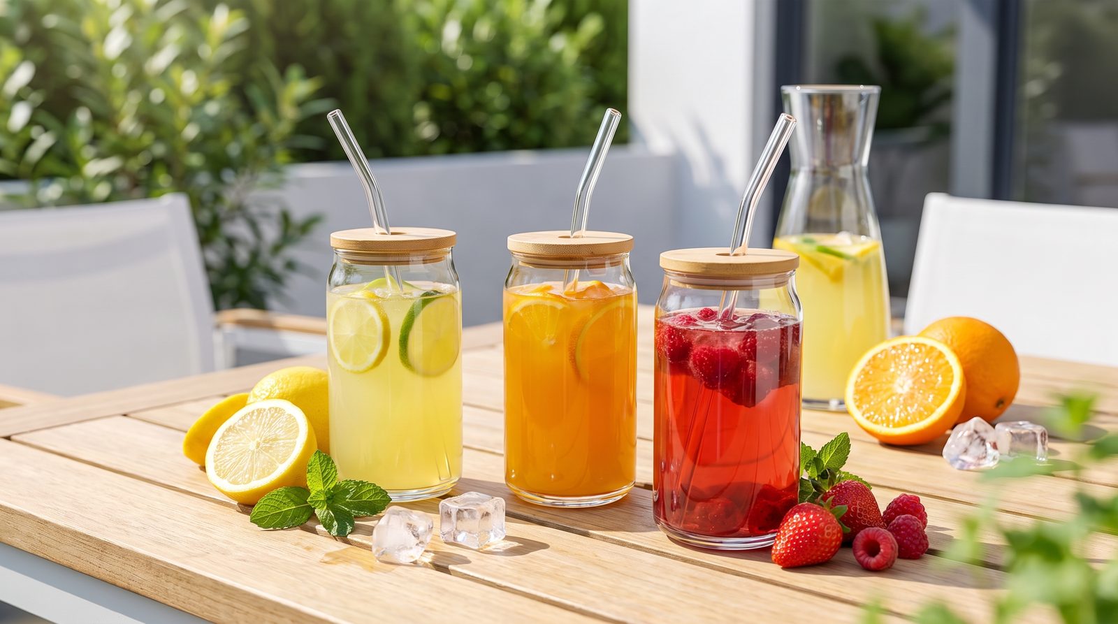 Trinkgläser für den Sommer von Flaschendiscount in der Anwendung