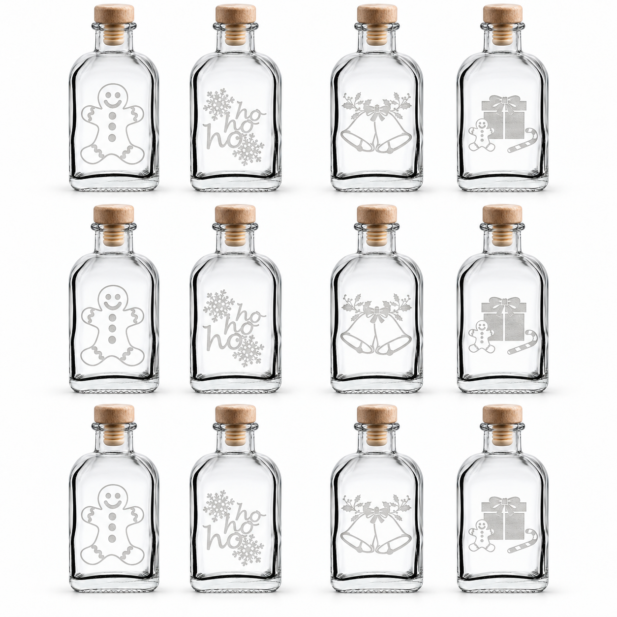 ApothekerQuadrat100 ml · Motivauswahl und Lieferumfang