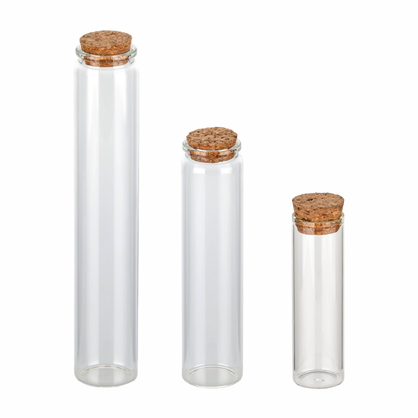 50 ml/125 ml/170 ml Tube 3er Set mit Korken 50 ml/125 ml/170 ml Tube 3er Set mit Korken