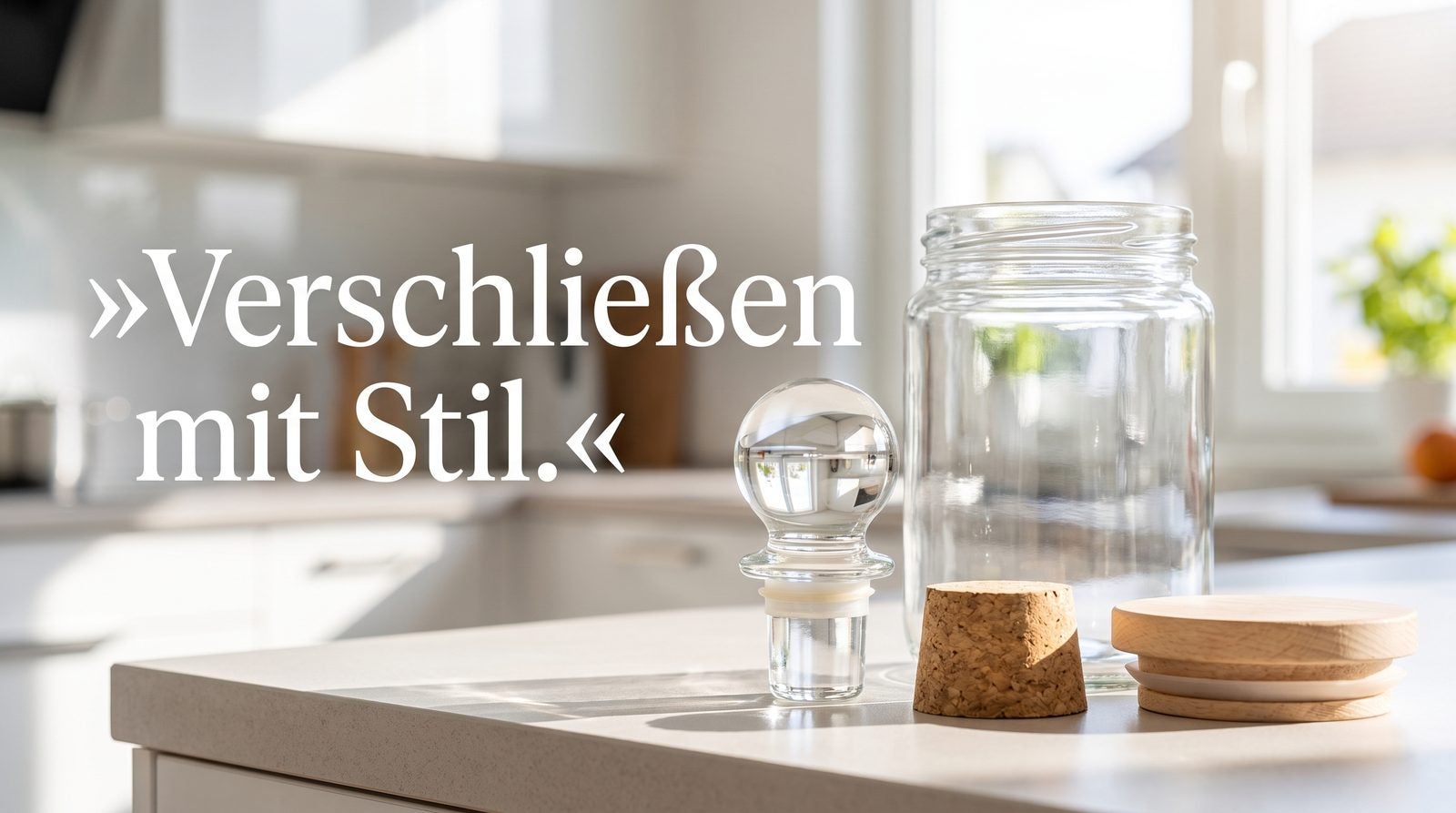 Glaskorken, Presskorken & Holzdeckel – Verschließen mit Stil.