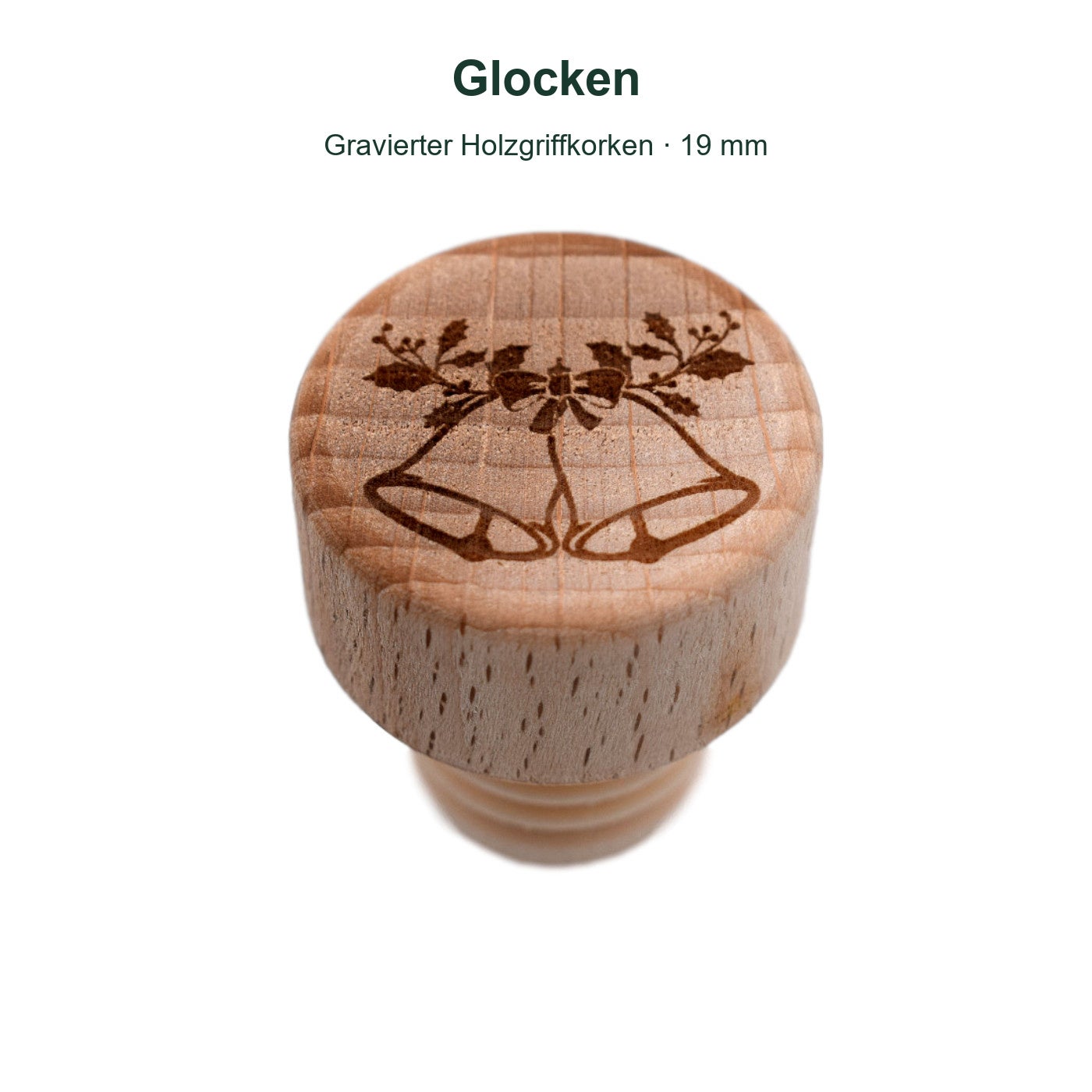 Holzgriffgravur Glocken