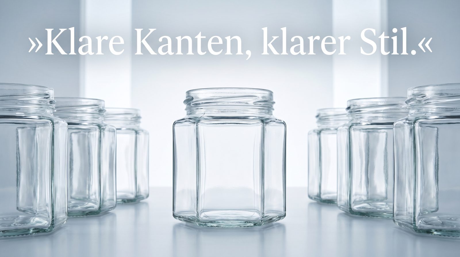Thema eckige Gläser – Klare Kanten, klarer Stil.