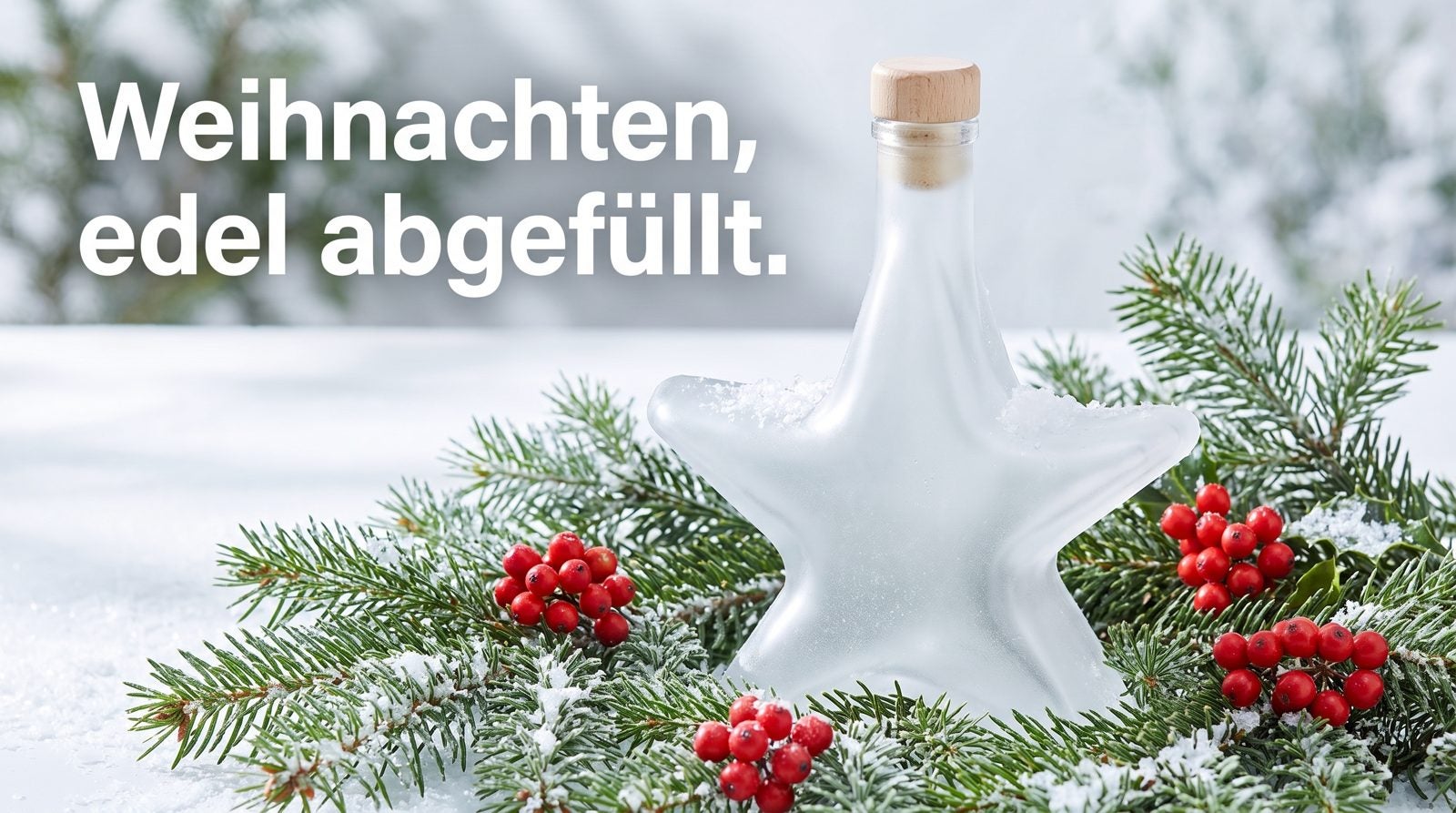 Weihnachten Flaschen / Korken – Weihnachten, edel abgefüllt.