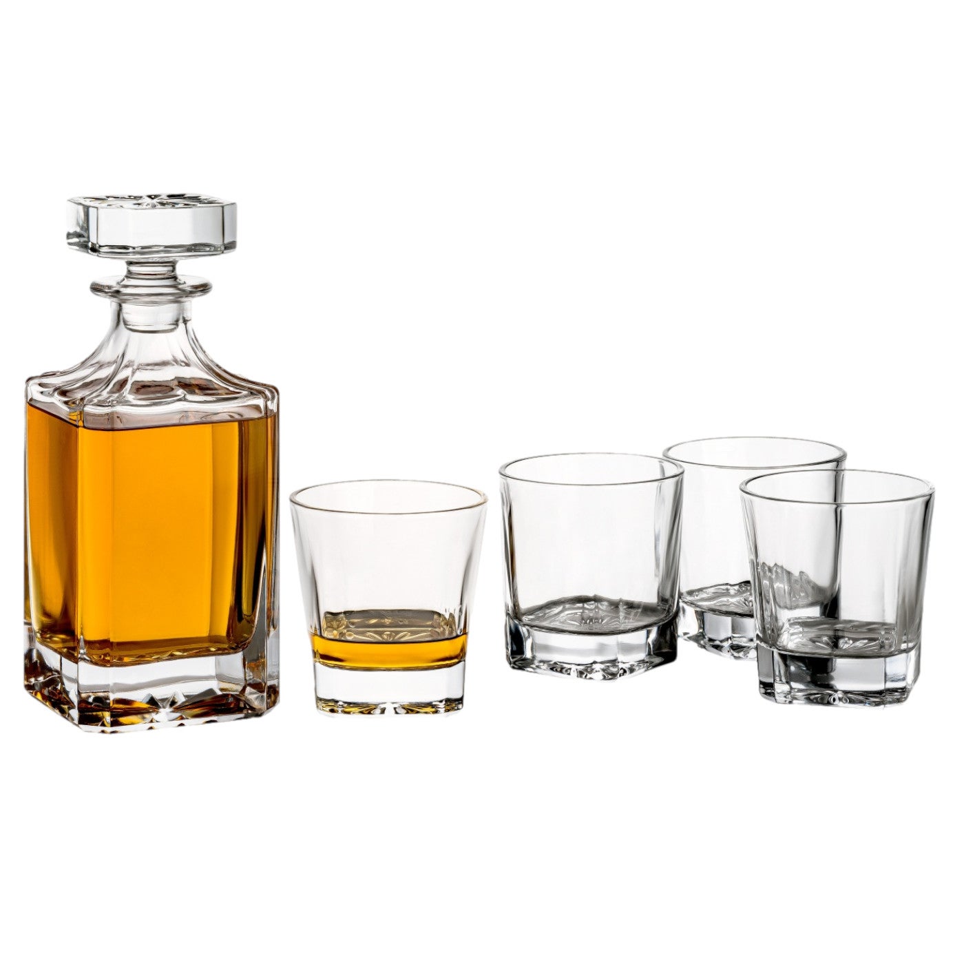 Whiskykaraffe und 4 Whiskygläser im Set – Typ 35114 Whiskykaraffe und 4 Whiskygläser im Set – Typ 35114