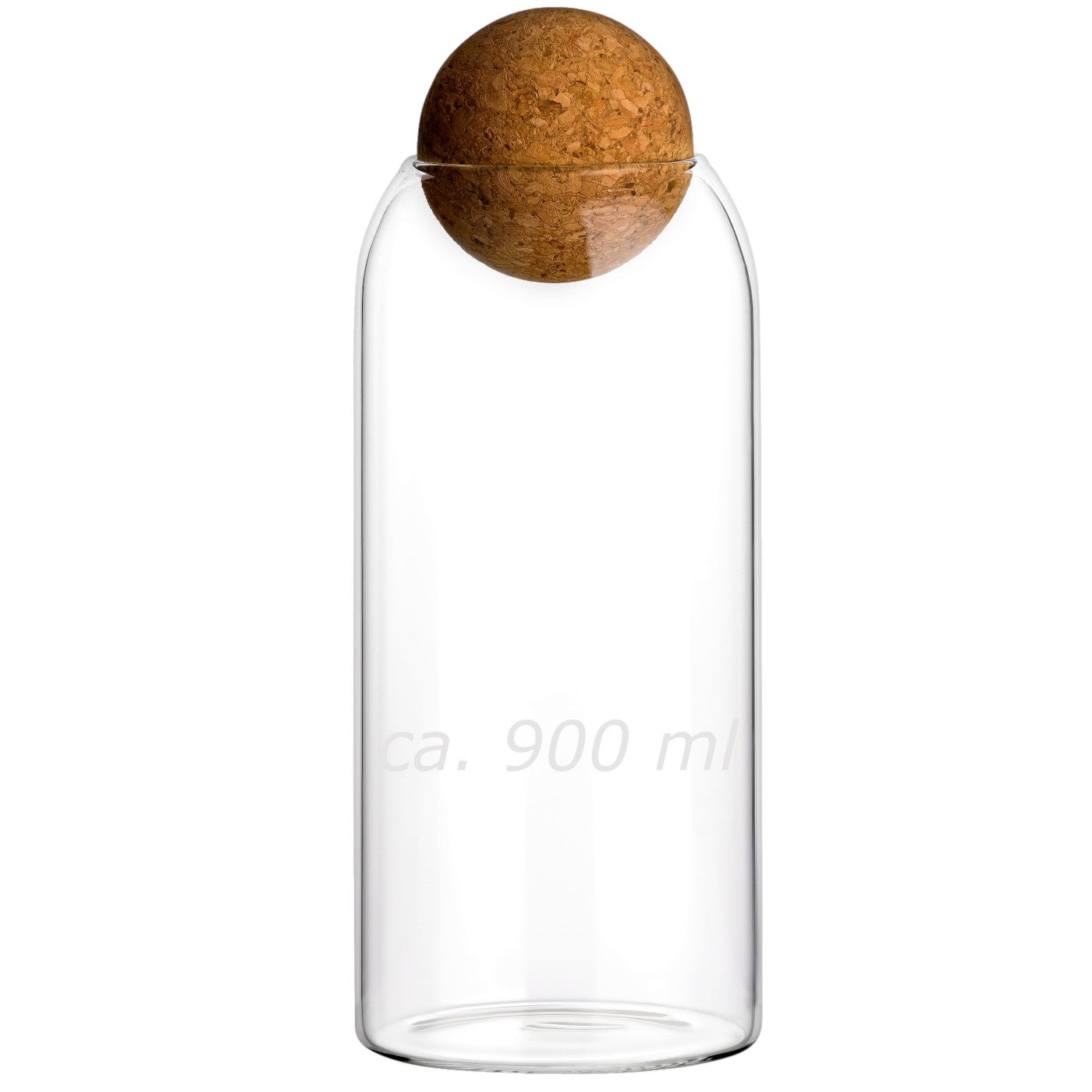 900 ml Borosilikatglas Rund mit Kugelkorken 900 ml Borosilikatglas Rund mit Kugelkorken