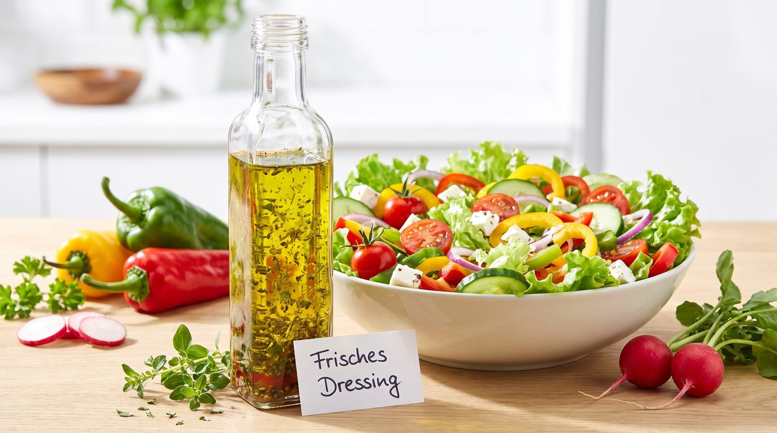 Saucen / Dressing von Flaschendiscount in der Anwendung