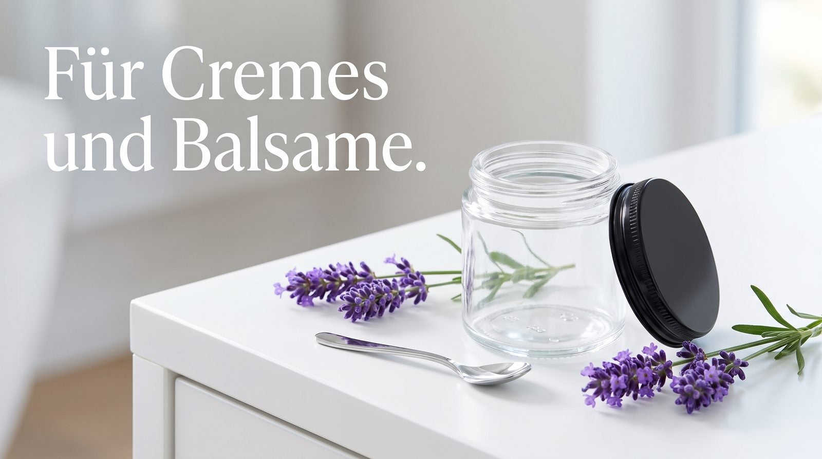 Cremetiegel – Für Cremes und Balsame.