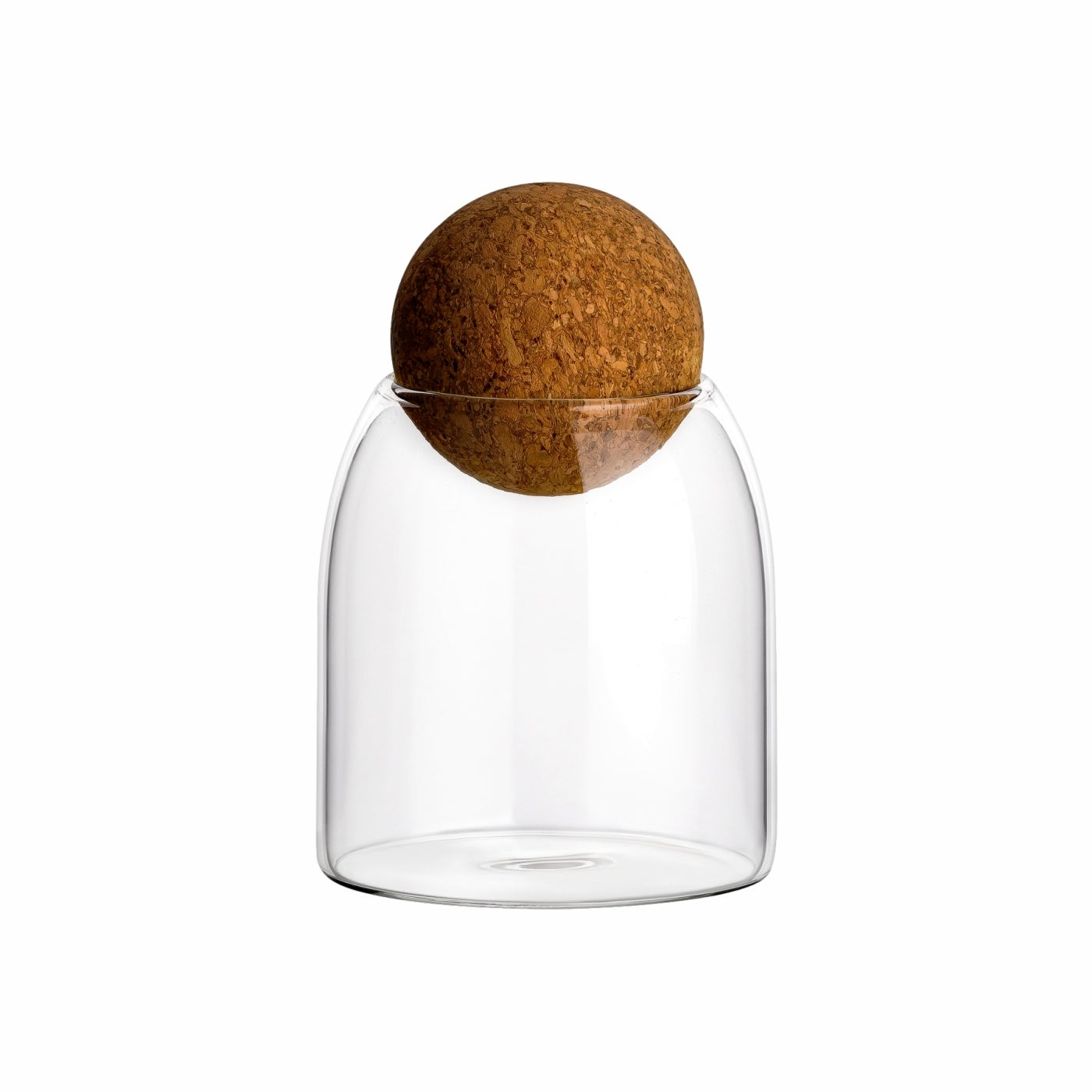 400 ml Borosilikatglas rund mit Kugelkorken Einmachglas, Töpferei, Vase, Glas