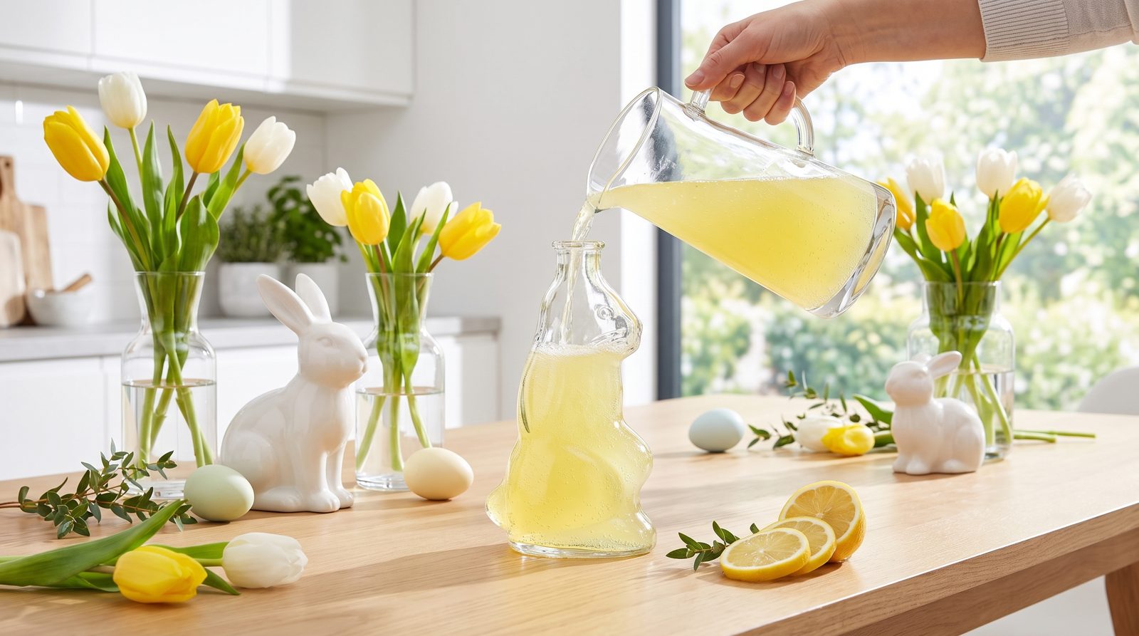 Osterflaschen von Flaschendiscount in der Anwendung
