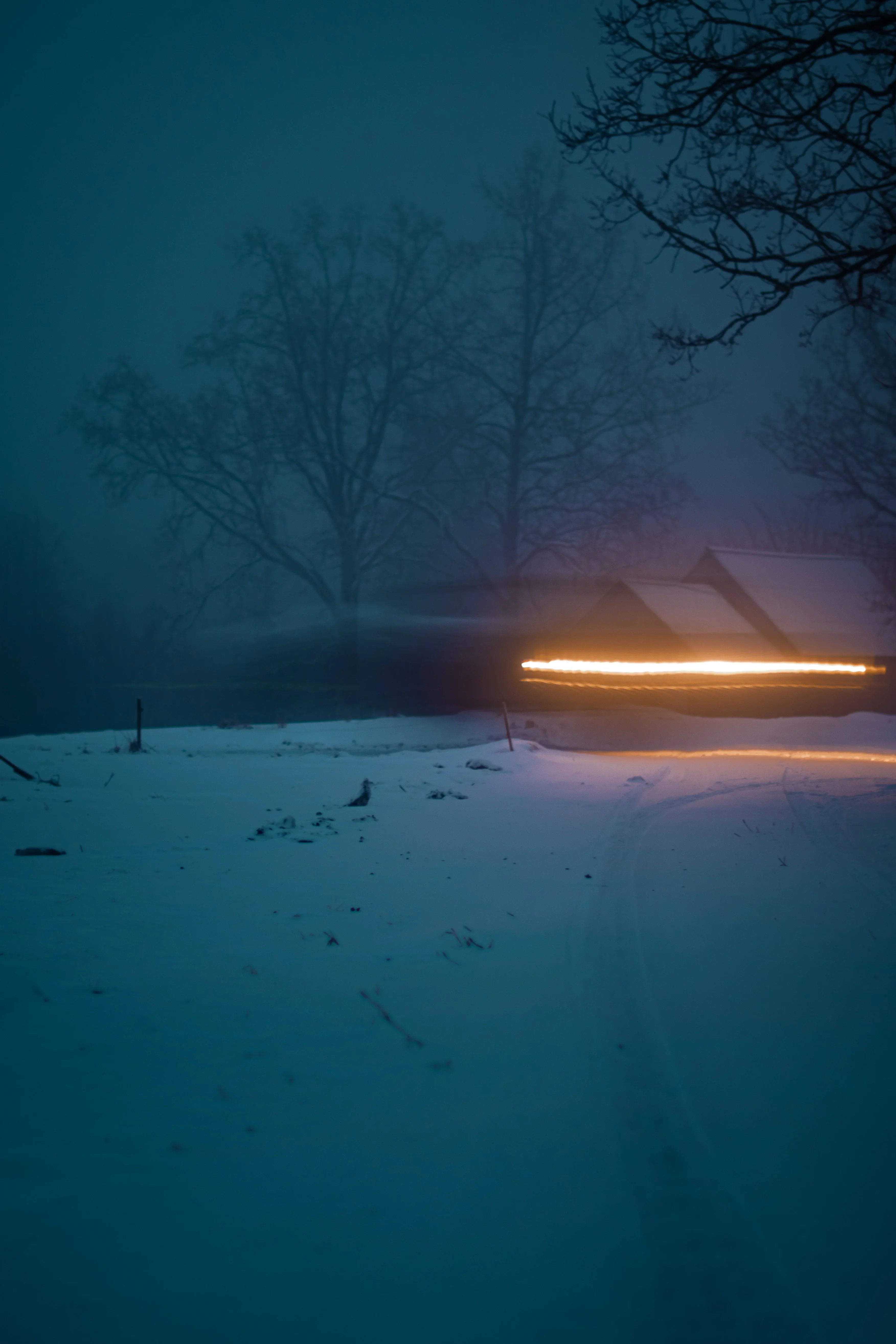Winter evening Winter evening