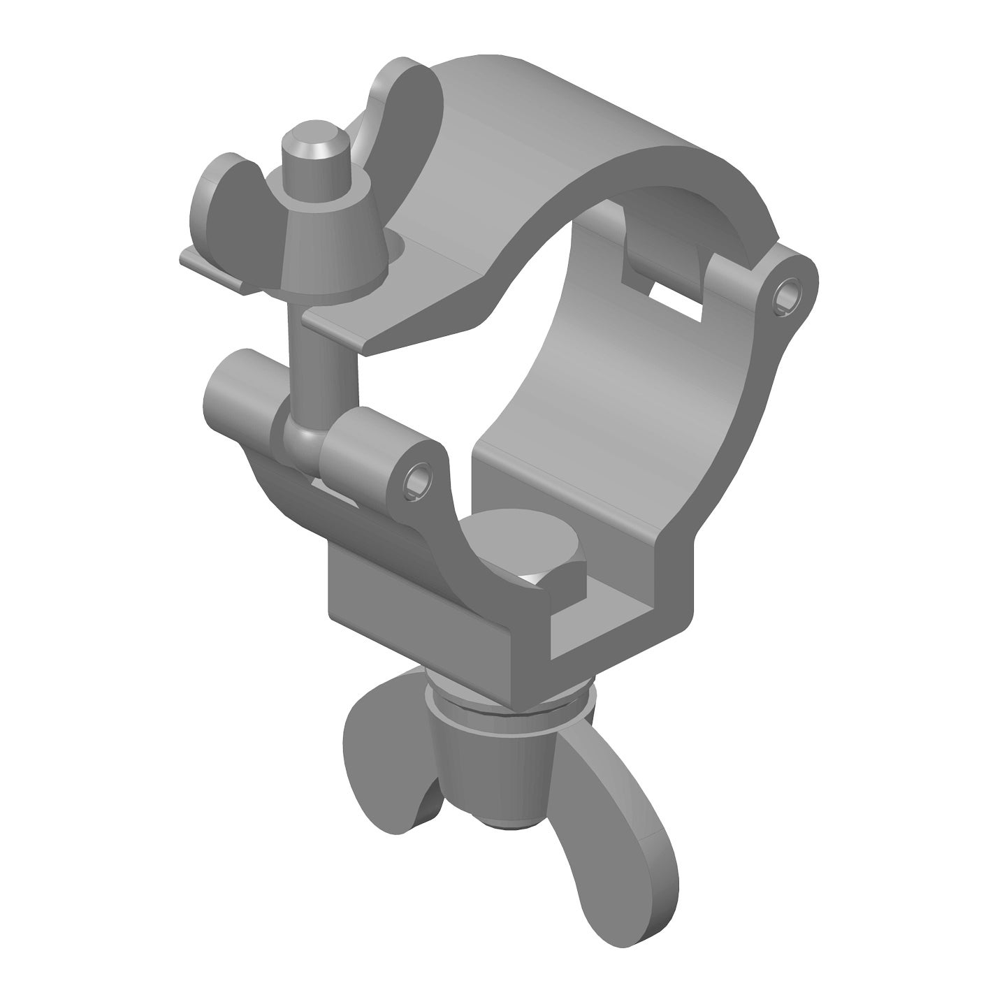 Half-Coupler in silber