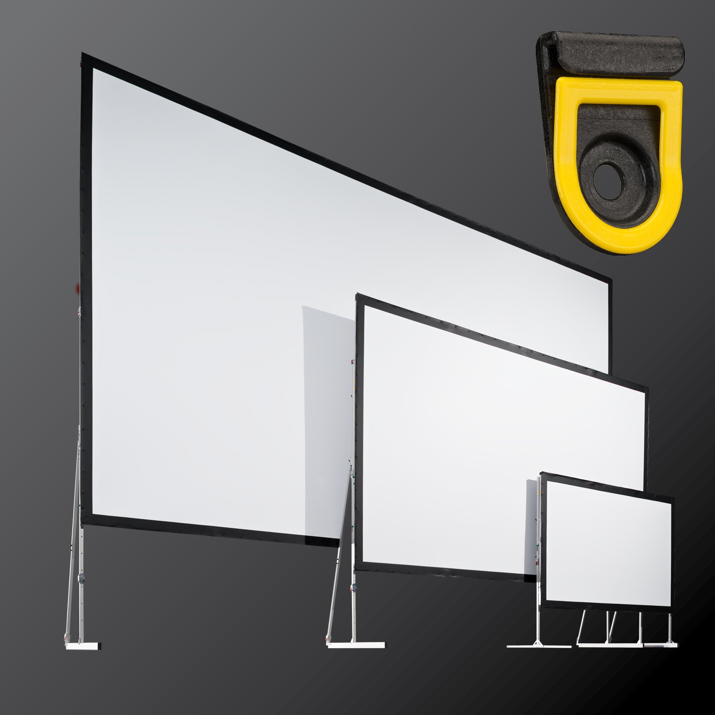 Spannbildwand MONOCLIP 32