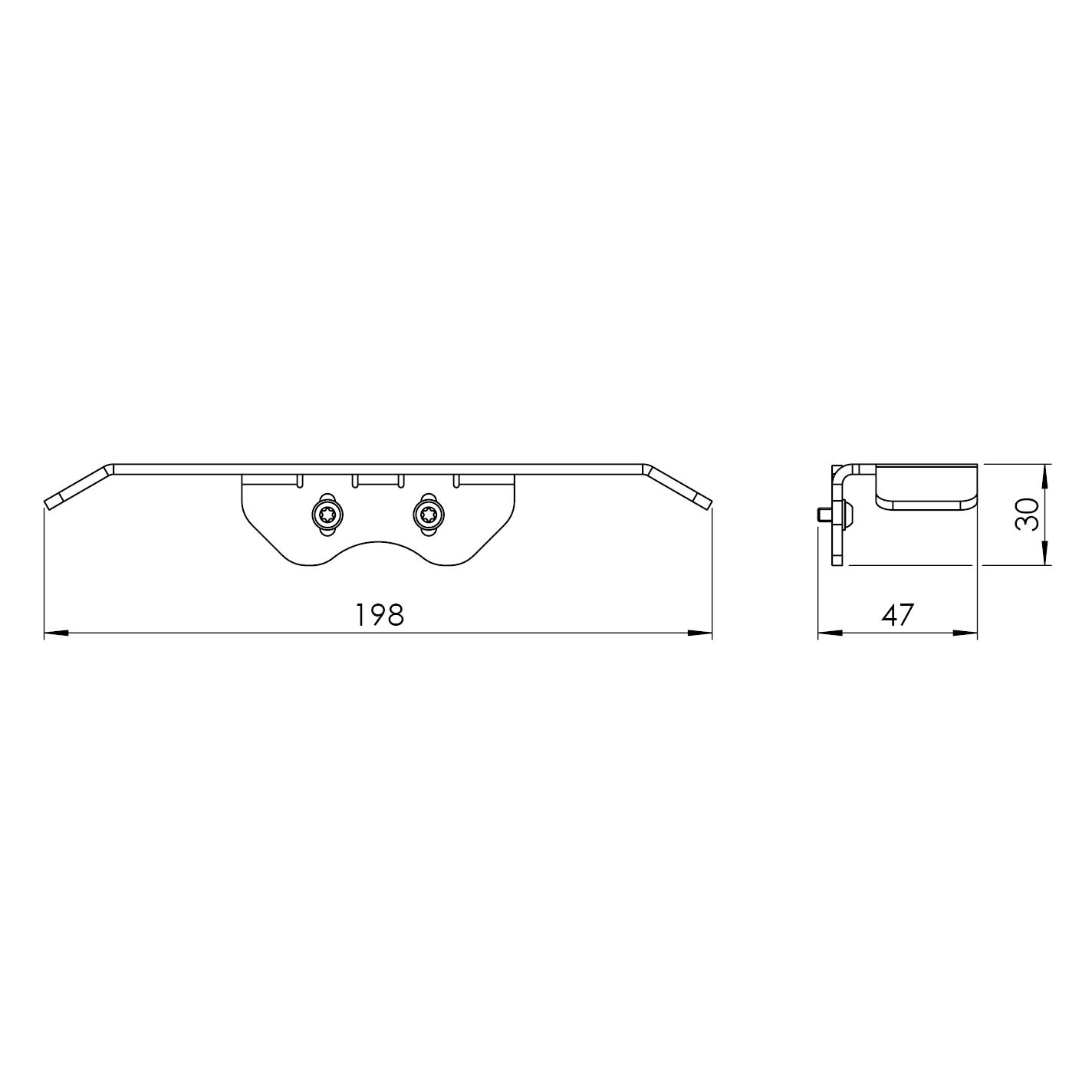 TRUMPF 95 FRICTION-DRIVE Endschalterbügel für geringe Bauhöhe