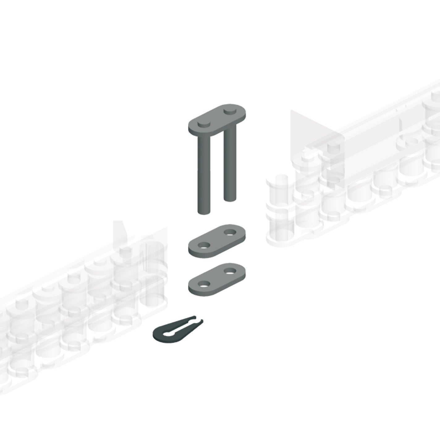 CUE-TRACK 2 Verschlussglied Kette