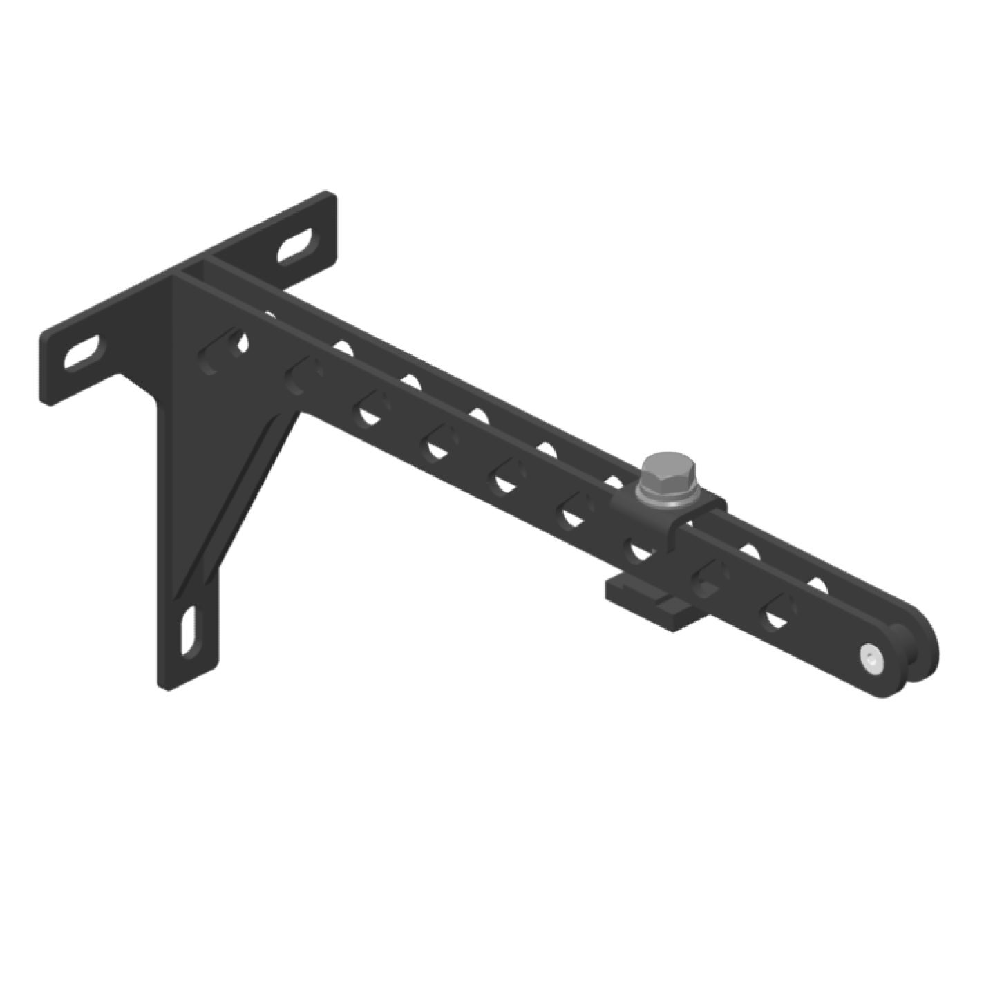 schwarzer Wandarm 380 für das Schienensystem Joker95