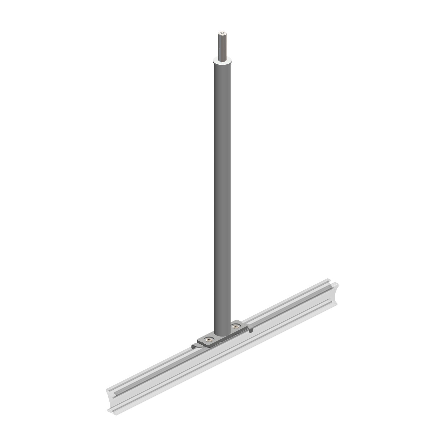 G-Track Office Deckenabhängung in silber