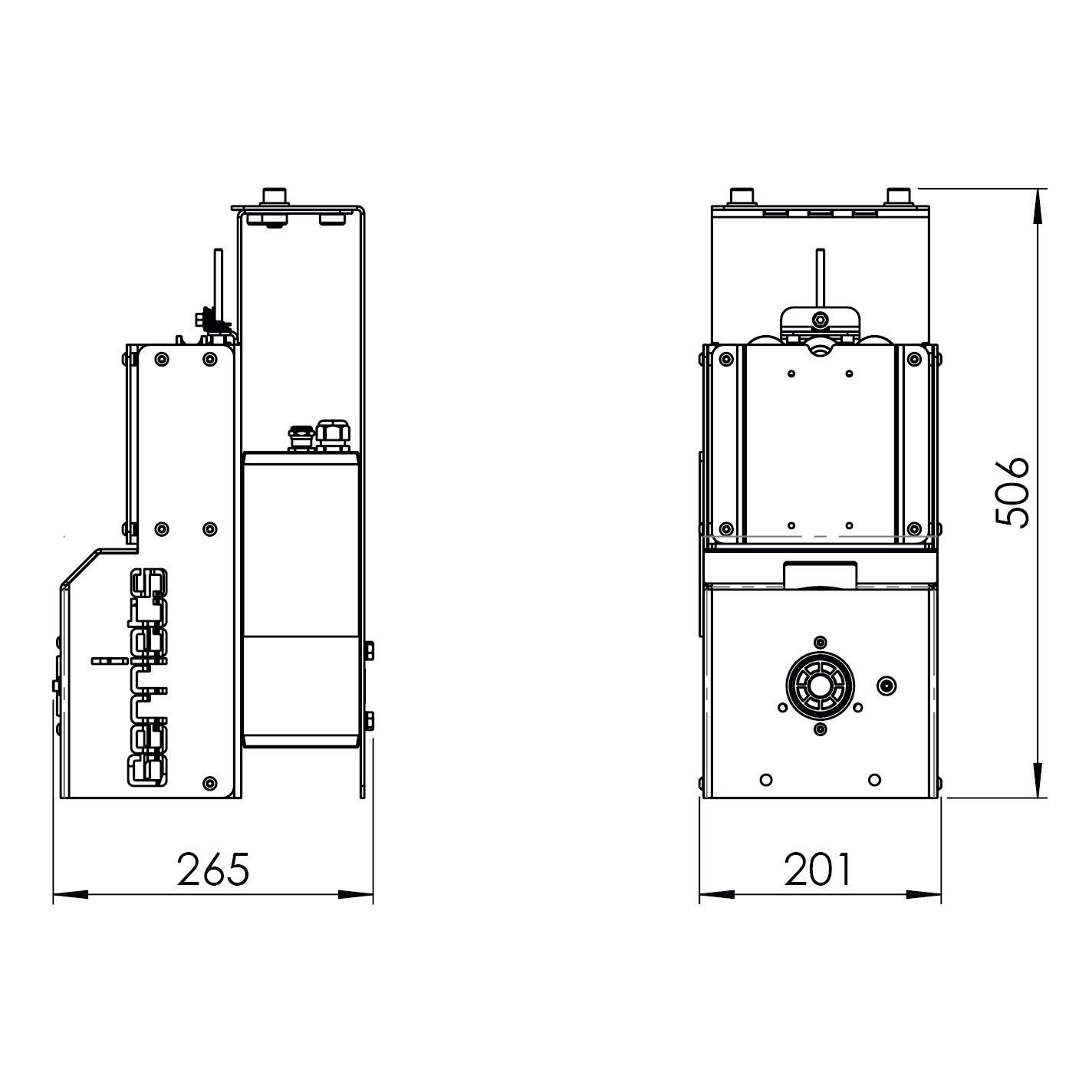 TRAC-DRIVE TD12 mit Vorhangentkopplung