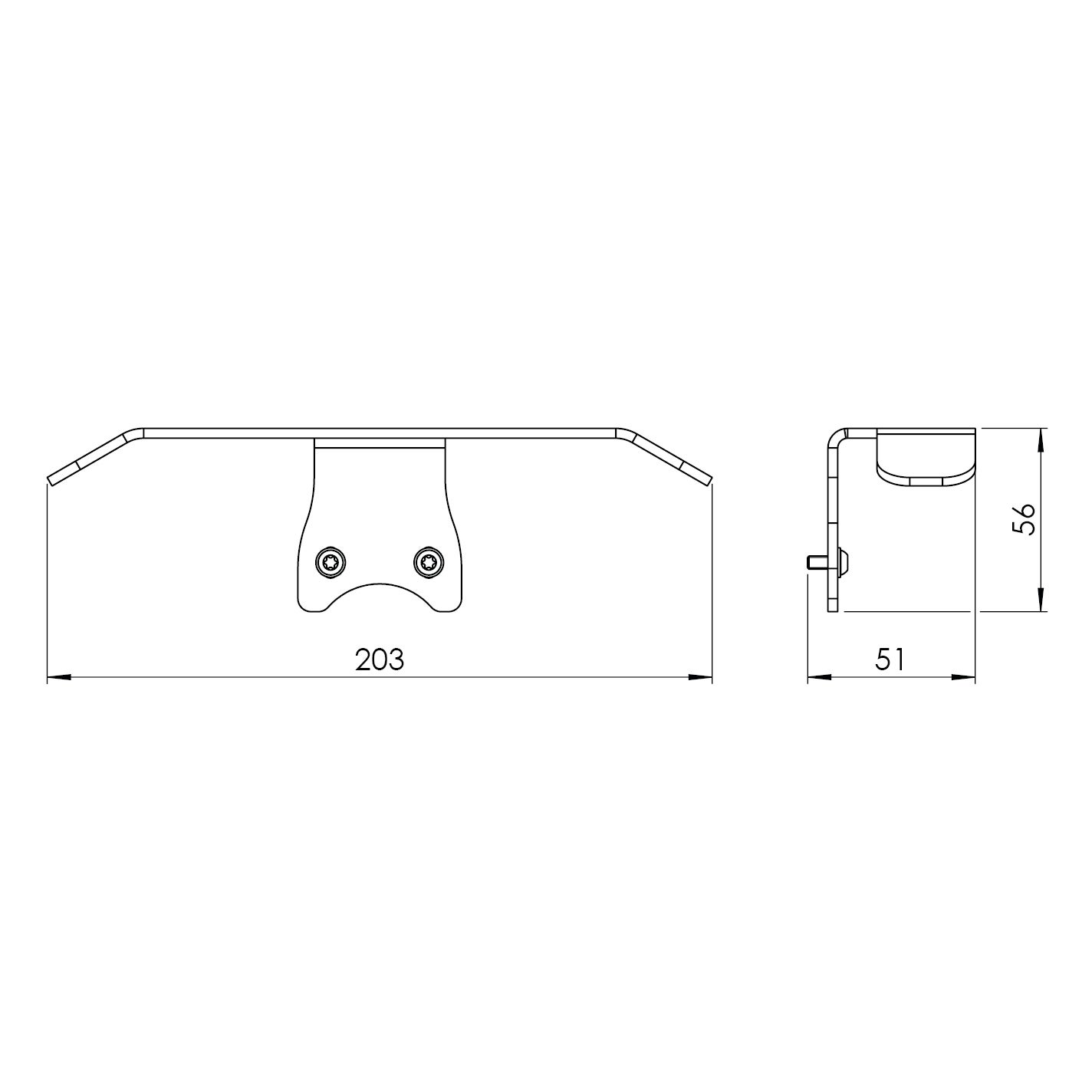 TRUMPF 95/JOKER 95 FRICTION-DRIVE Endschalterbügel