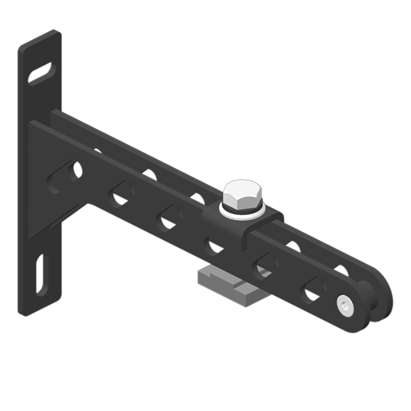 schwarzer Wandarm 250 für das Schienensystem Joker95