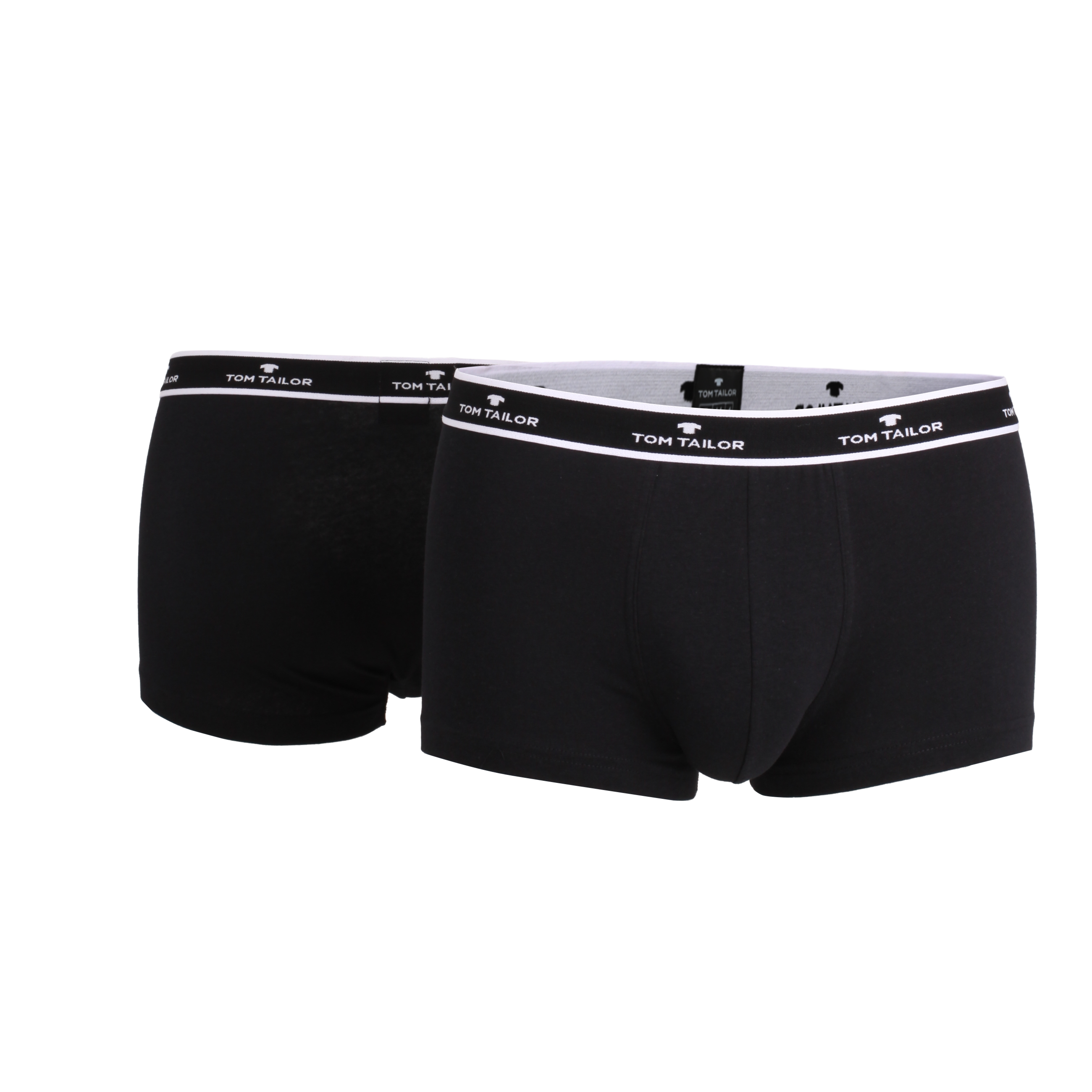 Tom Tailor 2er Pack Herren Retroshort Schwarz/Hellblau 7/XL
