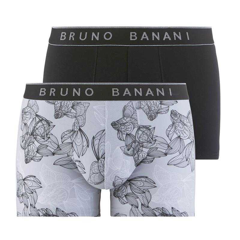 Bruno Banani 2er Pack Herren Short Exotic Fish 4/S Bruno Banani 2er Pack Herren Short Exotic Fish 4/S
