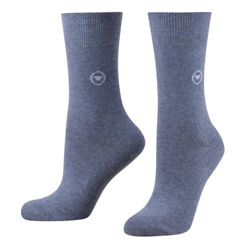 Tom Tailor 3er Pack Damen Socken Light Denim Meliert (434) 35-38