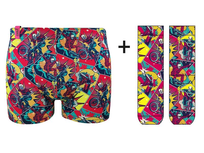 Cool7 Herren Retroshort und Socken Skeletons Artikel C8006 4 / S Cool7 Herren Retroshort und Socken Skeletons Artikel C8006 4 / S